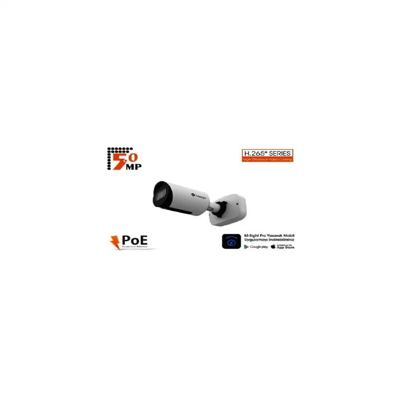 MILESIGHT MS-C5364-PB 5.0 MP 2,8 MM LENS IK10 SMART IR ULTRA GEN AI IR BULLET IP KAMERA