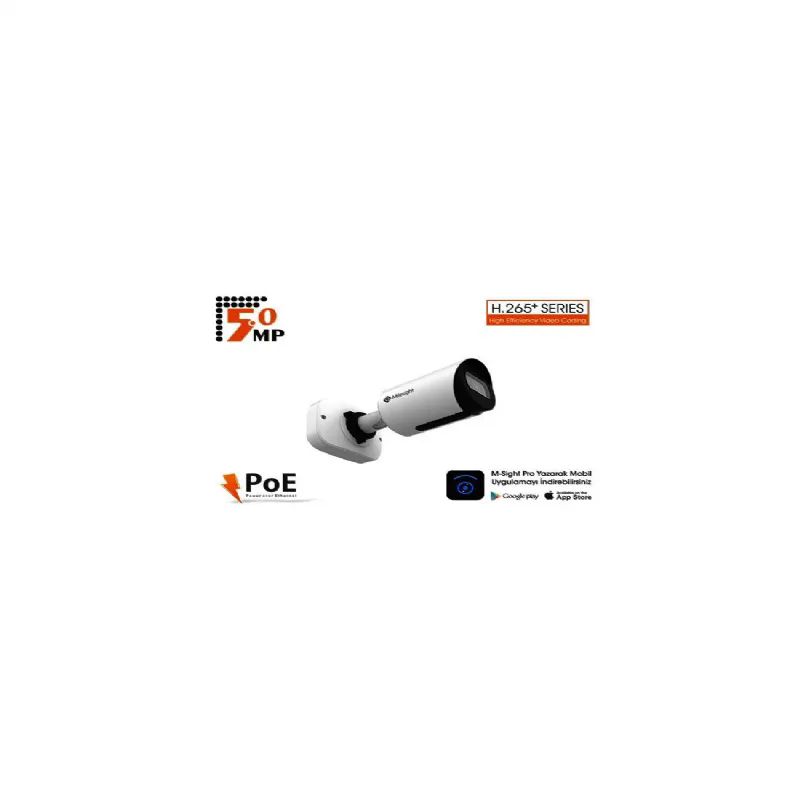 MILESIGHT MS-C5364-PB 5.0 MP 2,8 MM LENS IK10 SMART IR ULTRA GEN AI IR BULLET IP KAMERA